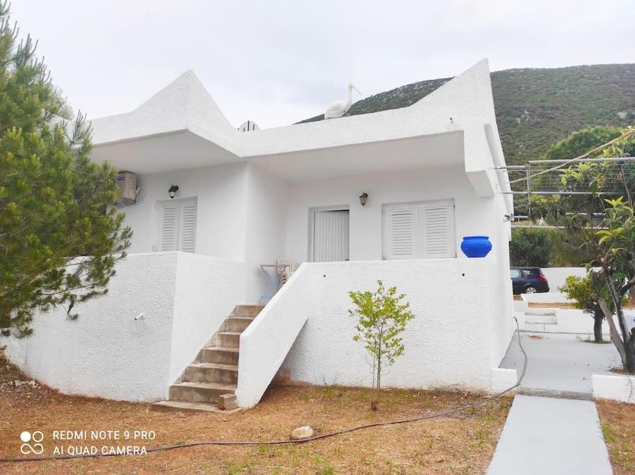 White Villa In Olive Trees And Seaview To Panagia Almiropótamos Esterno foto
