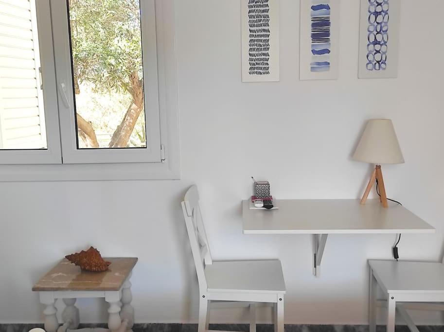 White Villa In Olive Trees And Seaview To Panagia Almiropótamos Esterno foto