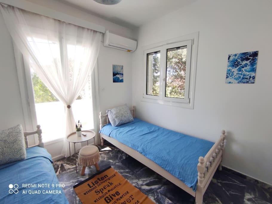 White Villa In Olive Trees And Seaview To Panagia Almiropótamos Esterno foto