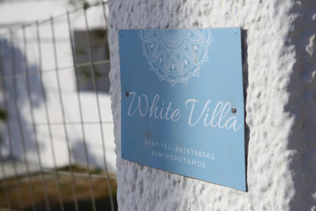 White Villa In Olive Trees And Seaview To Panagia Almiropótamos Esterno foto