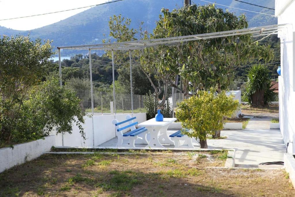 White Villa In Olive Trees And Seaview To Panagia Almiropótamos Esterno foto