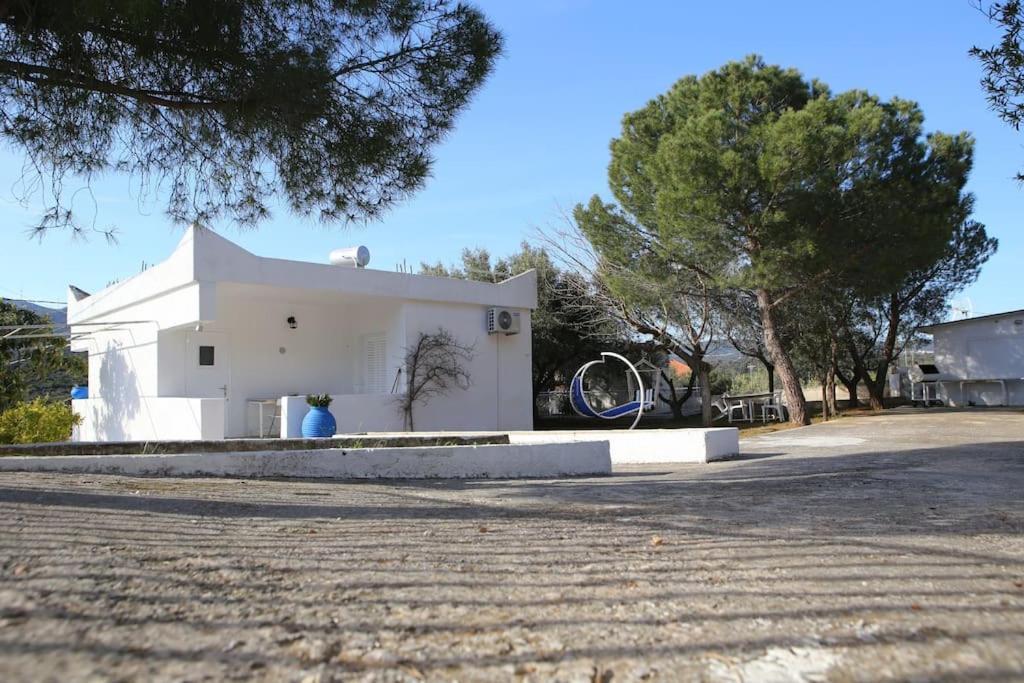 White Villa In Olive Trees And Seaview To Panagia Almiropótamos Esterno foto
